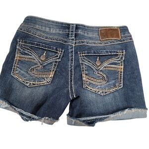 Cutoff Denim Silver Jeans McKenzie Short Sz 29 Medium Wash Boho Indie Y2K Summer